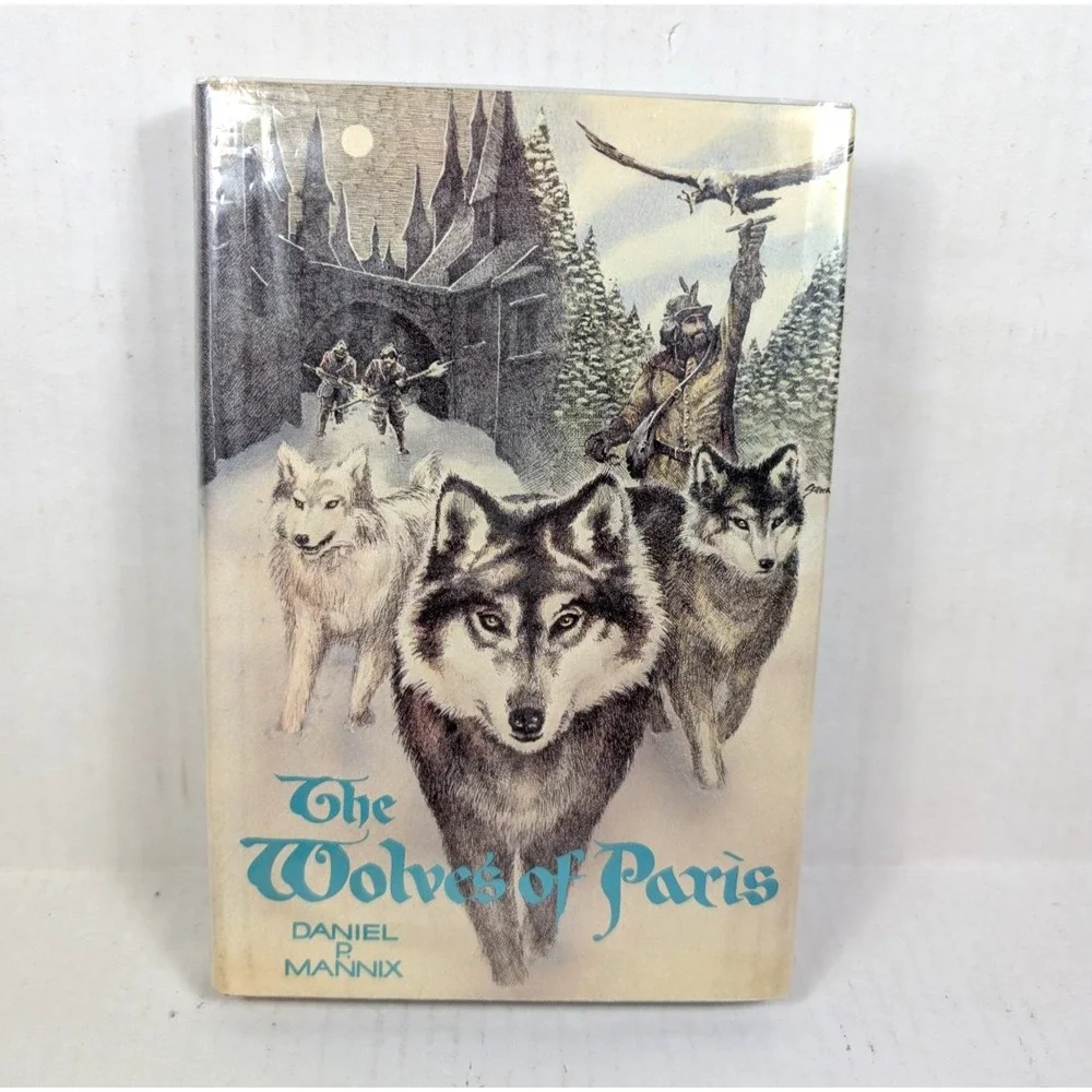 Vintage The Wolves of Paris Book 1st Edition Daniel P Mannix Hardcover Ex Libris